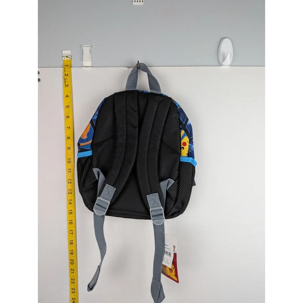 Pokemon Pikachu Charizard Lucario Mini Backpack Blue Bioworld Kids OSFA NWT